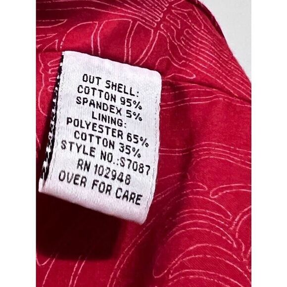 TULLE Anthropologie Red midi length skirted pea coat trench retro sz small - Picture 6 of 6